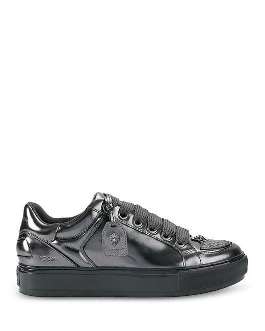Kurt Geiger Black Southbank Tag Lace Up Sneakers for men