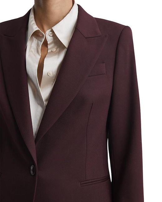 Reiss Purple Jade Single Breasted Blazer