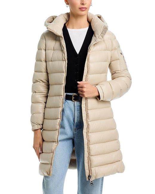 Herno Natural Quilted Down Puffer Coat