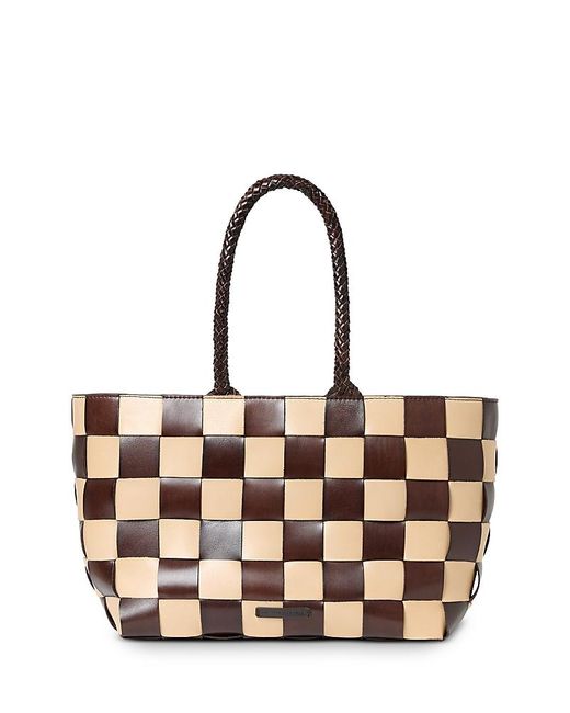 Loeffler Randall Metallic Klara Woven Tote