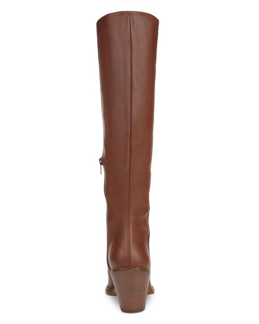 tall block heel boots
