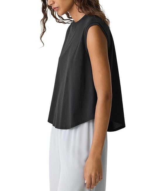 Theory Black Shirttail Tee