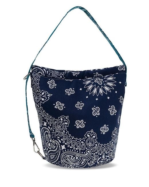 Call it By Your Name Bandana Bucket Bag in Blue | Lyst