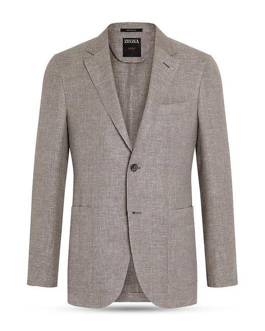 Zegna Gray Crossover Jacket for men