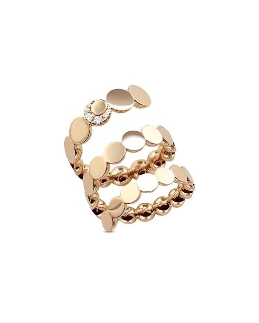 Pasquale Bruni 18K Luce Diamond Coil Ring in Metallic | Lyst