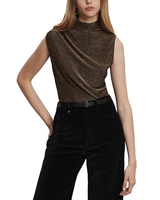 Veronica Beard Women's Black Mylie Sleeveless Top