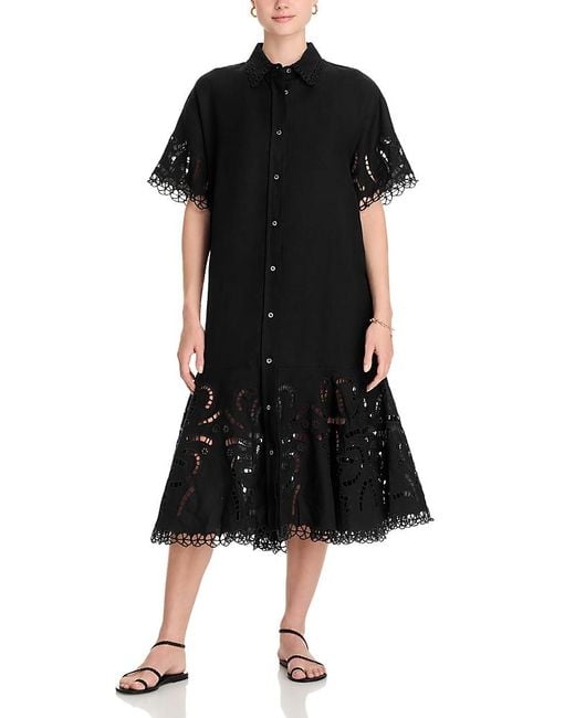 Sea Black Marja Shirt Dress