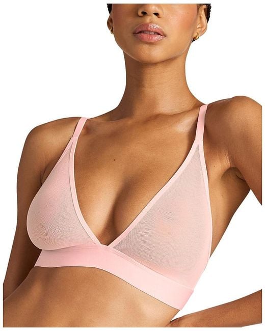 NEGATIVE Brown Sieve Triangle Bra