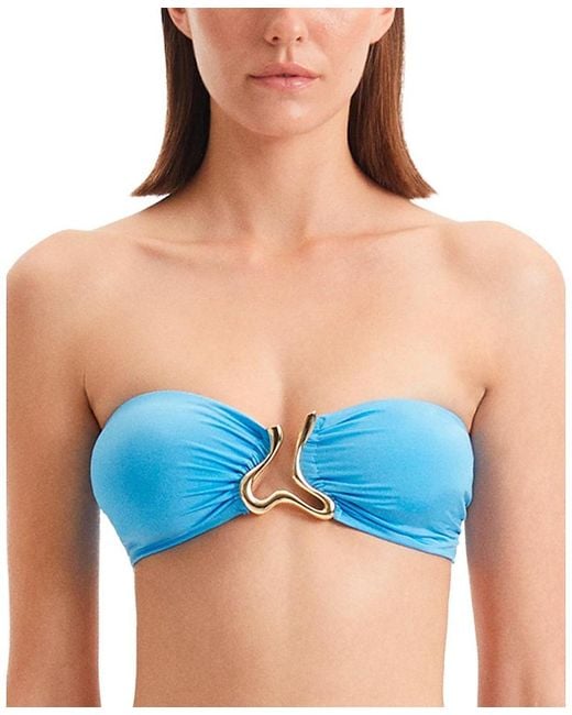 Moeva Blue Clyde Bikini Top