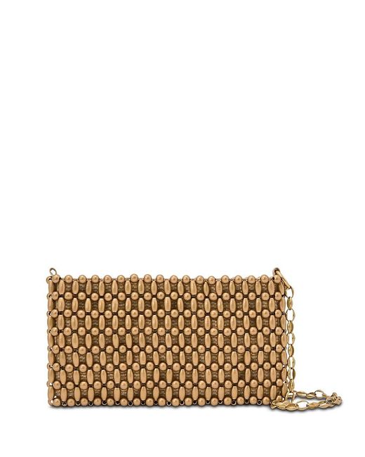 Reiss Metallic Beatrix Beaded Bag