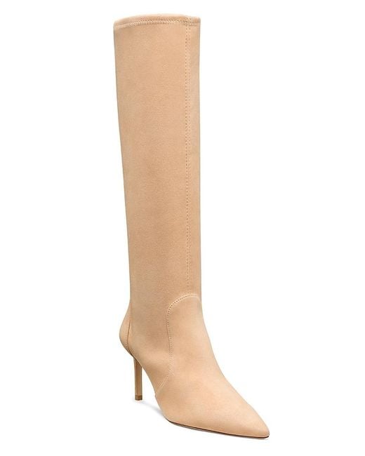 Stuart Weitzman White Stuart Power 75 Boots