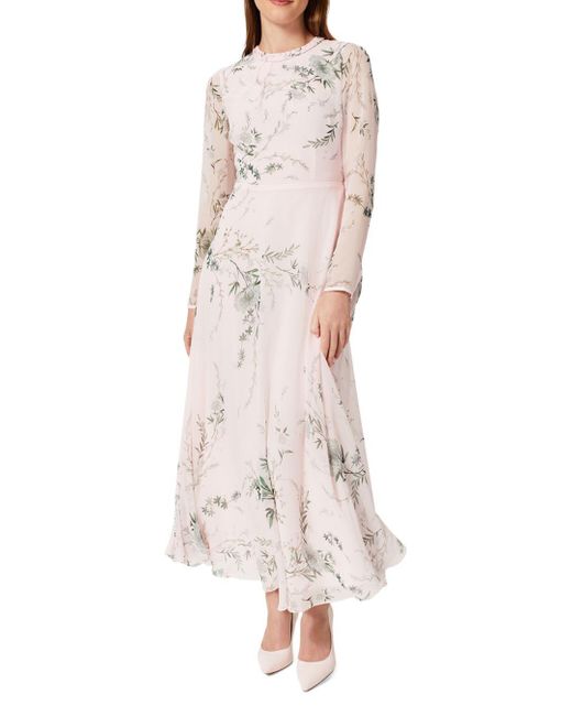 Hobbs Rosabelle Floral Print Dress | Lyst