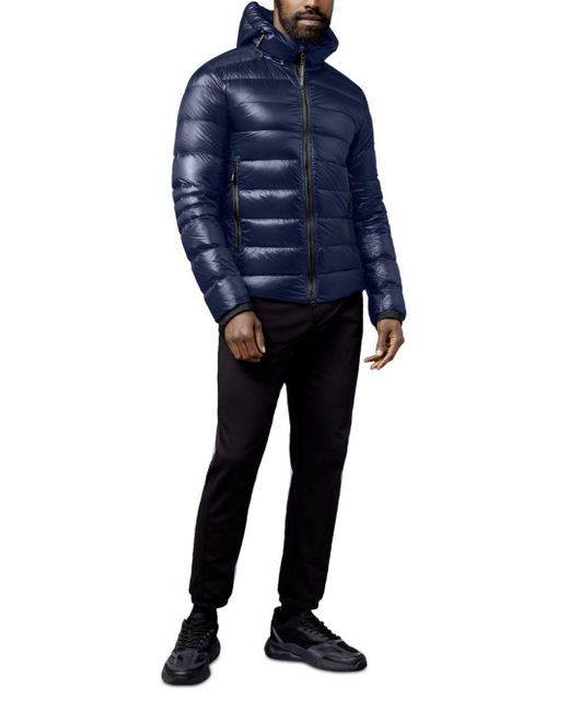 canada goose men's crofton quilted hooded jacket