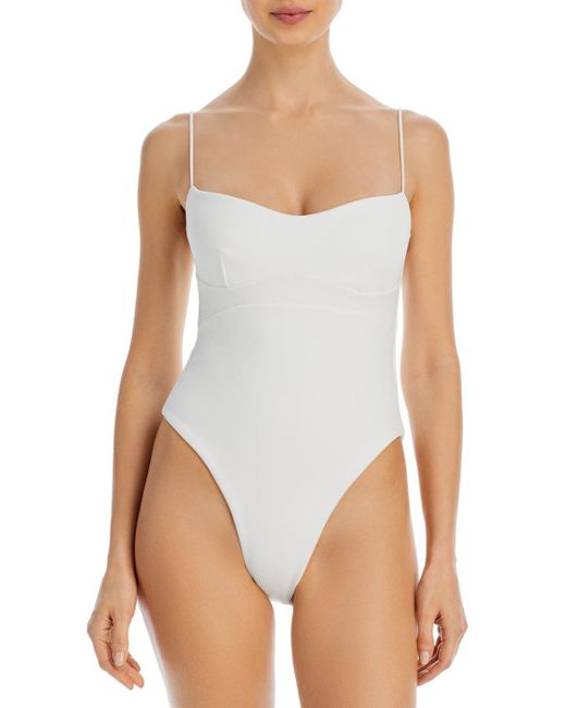 Haight Jen One Piece Swimsuit in White Lyst