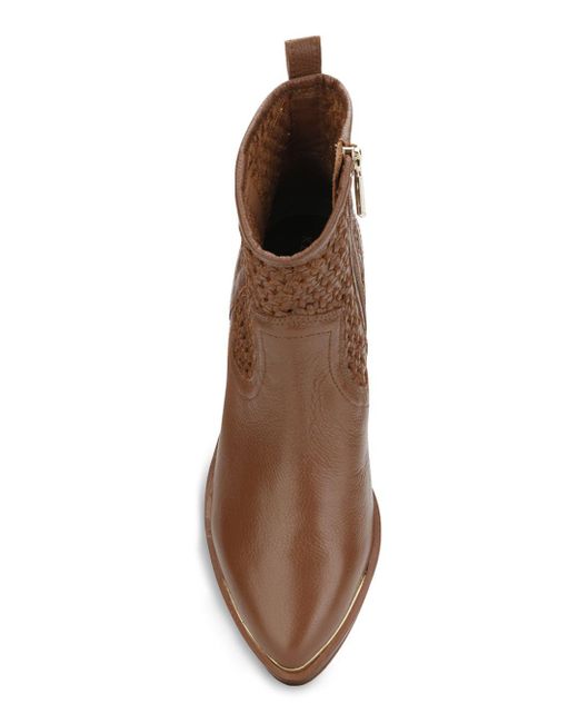 western booties brown