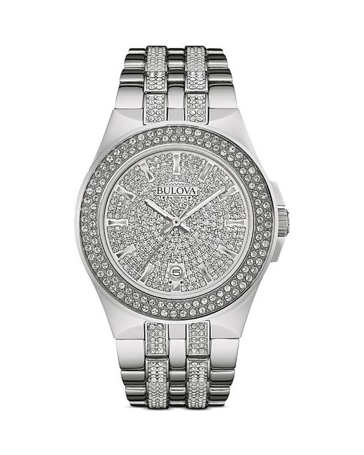 Bulova Gray Classic Phantom Watch, 42Mm for men