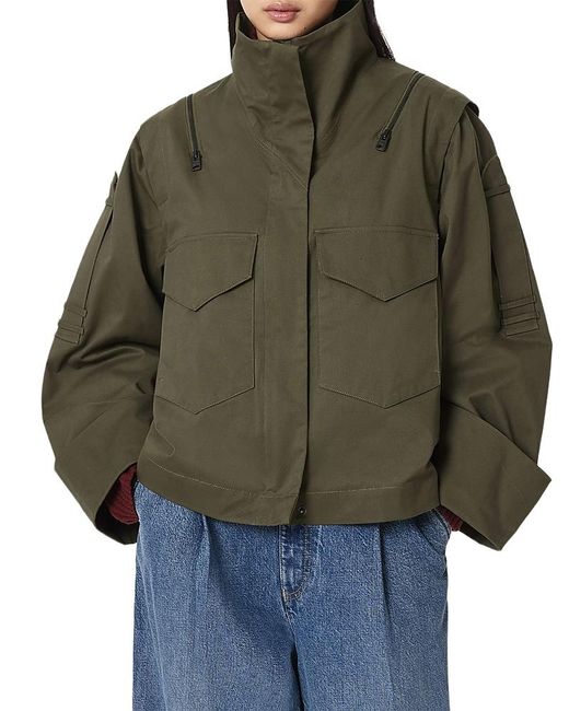 AllSaints Green Leighton Jacket