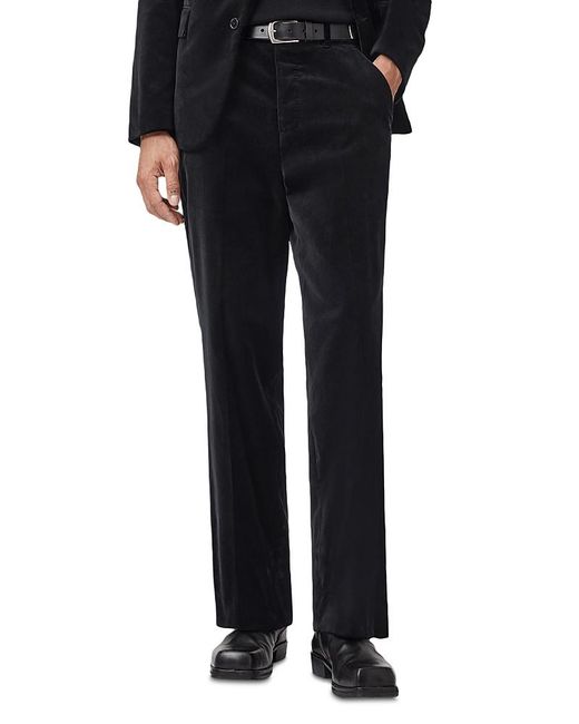 AllSaints Black Saga Trousers for men