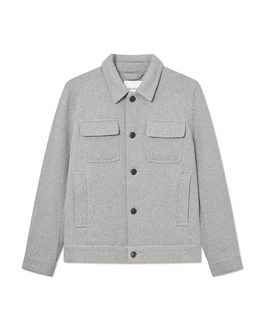 Les Deux Gray Nash Twill Shirt Jacket for men