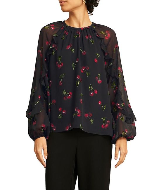 Hobbs Black Ryton Blouse