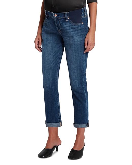 7 For All Mankind Blue Josefina Maternity Jeans