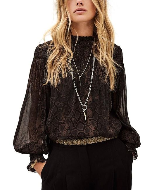 Ba&sh Black Samy Blouse