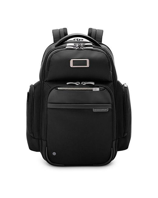 Briggs & Riley Black Medium Cargo Backpack