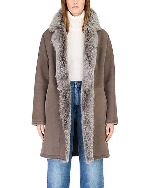 Hiso Black August Reversible Shearling Jacket