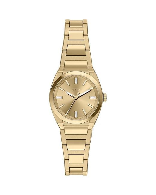 Fossil Metallic Everett Watch, 27Mm