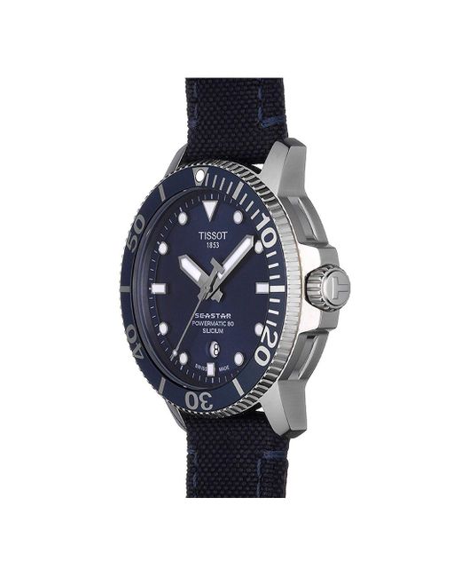 tissot silicium blue