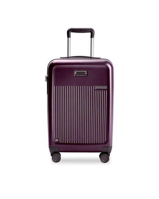 Briggs & Riley Purple Sympatico Essential Carry On Expandable Spinner