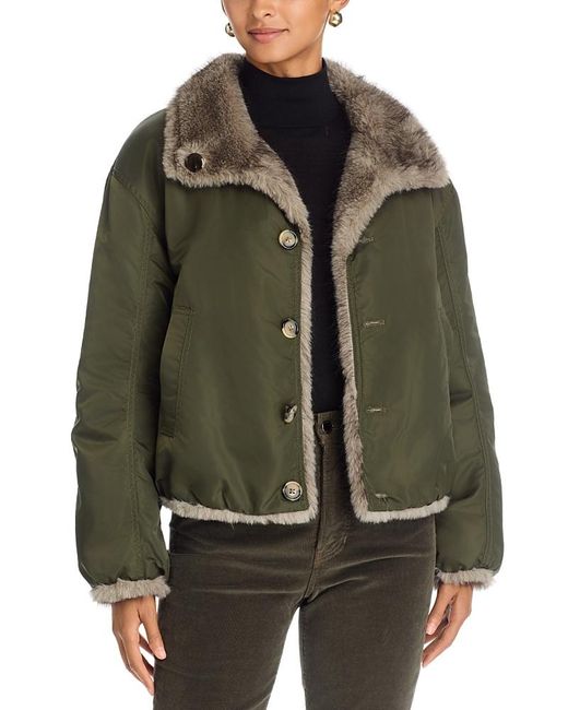 Veronica Beard Green Varell Reversible Jacket