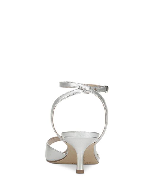 via spiga silver sandals