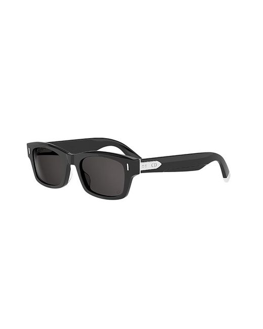 Dior Black Tailoring Rectangular Sunglasses, 52Mm