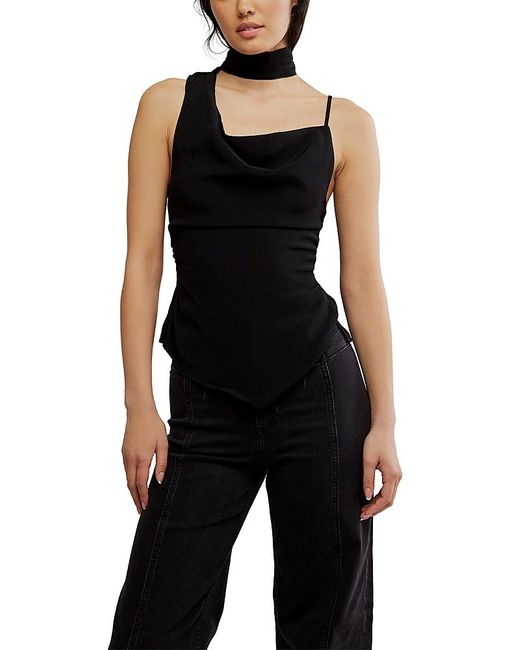 Free People Black True To You Tank