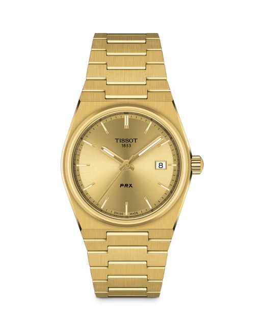 Tissot Prx Watch in Gold (Metallic) Lyst Canada