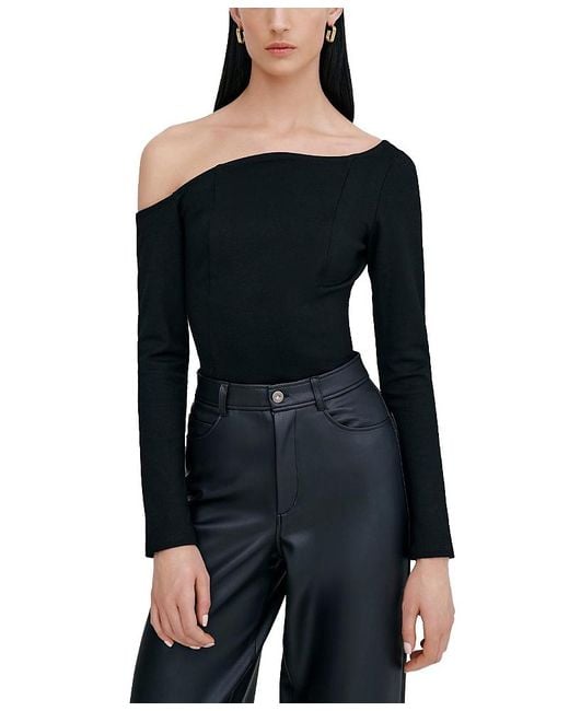 MARCELLA Black Sylvan Top