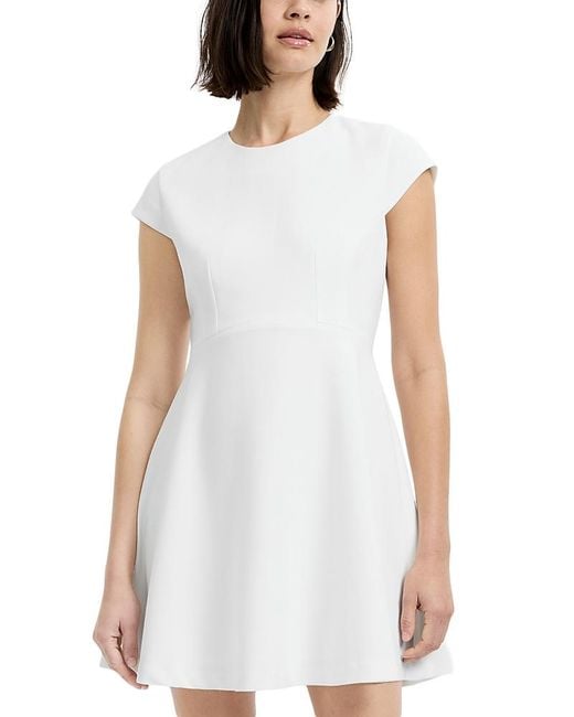bloomingdales white mini dress Little White Dresses