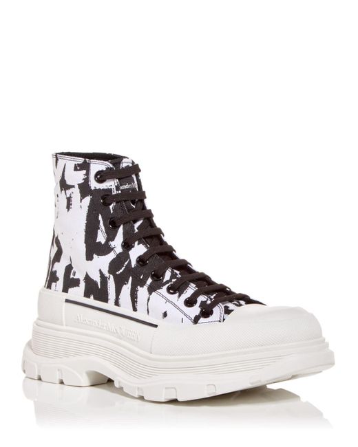 tread slick high top sneaker