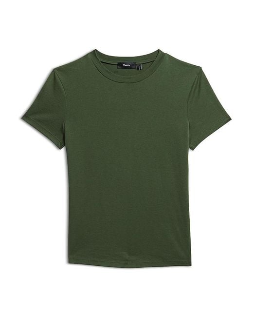 Theory Green Apex Tiny Tee