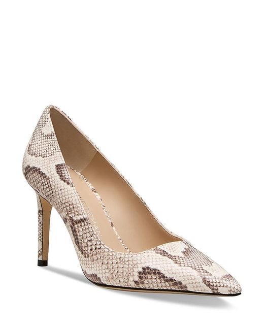 Stuart Weitzman White Power 85 Pumps