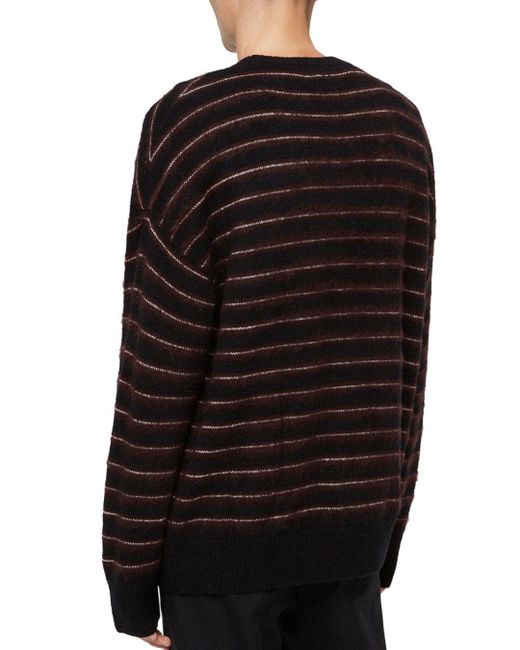 all saints striped sweater