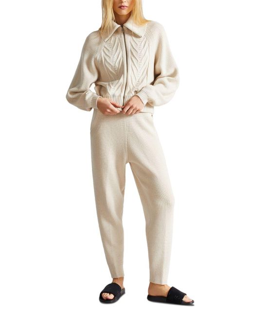 Ted Baker Kristin Magnolia Flower Sliders in Natural Lyst