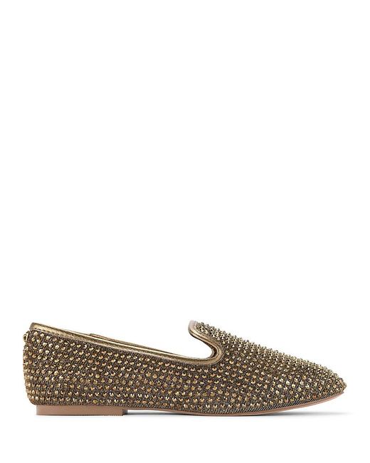 Kurt Geiger Brown Kensington Square Toe Loafer Flats