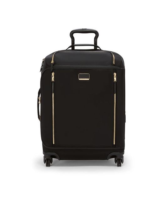 Tumi Black Leger Continental Expandable Carry On Wheeled Suitcase