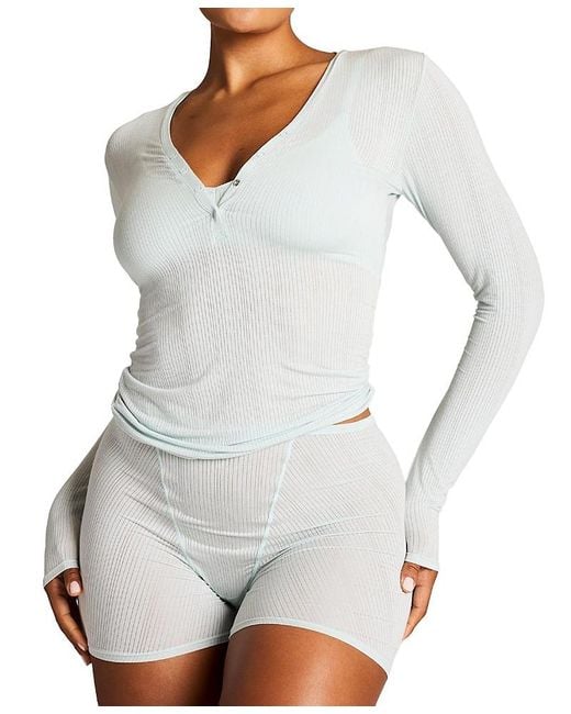 NEGATIVE White Whipped Henley