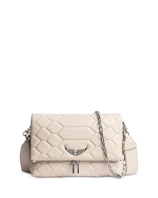 Zadig & Voltaire Natural Rocky Xl Mat Scale Bag