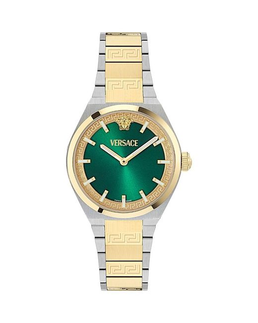 Versace Metallic V-Auria Watch, 35Mm