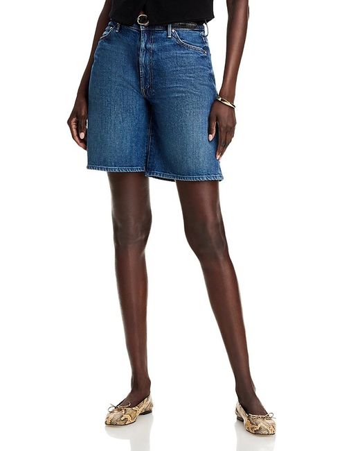 Mother Denim The Undercover Denim Bermuda Short - Last Bite