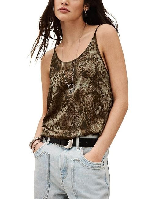 Ba&sh Brown Cigue Tank